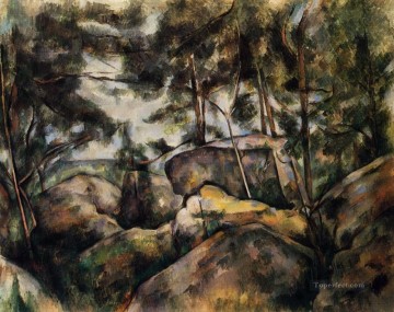 ファウンテンブローの岩 ポール・セザンヌ Oil Paintings